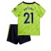 Billige Manchester United Antony #21 Tredjetrøye Barn 2022-23 Kortermet (+ korte bukser)